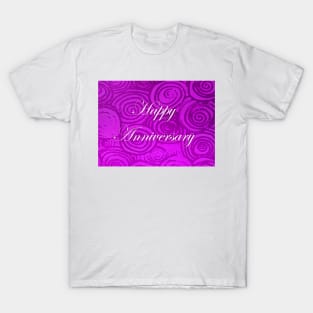 Anniversary Swirls Pink T-Shirt